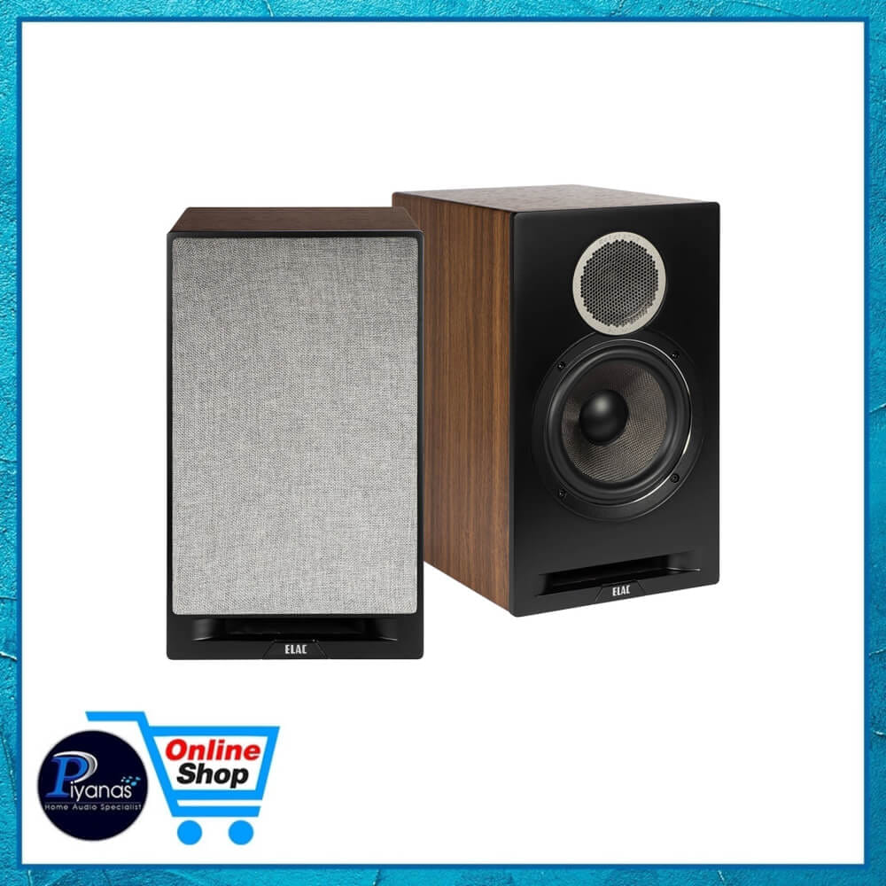  ลำโพงบุ๊คเชล์ฟ ELAC : DEBUT REFERENCE DBR-62 (สีวอลนัท/ดำ)